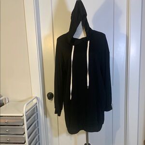 White Birch Black Hoodie